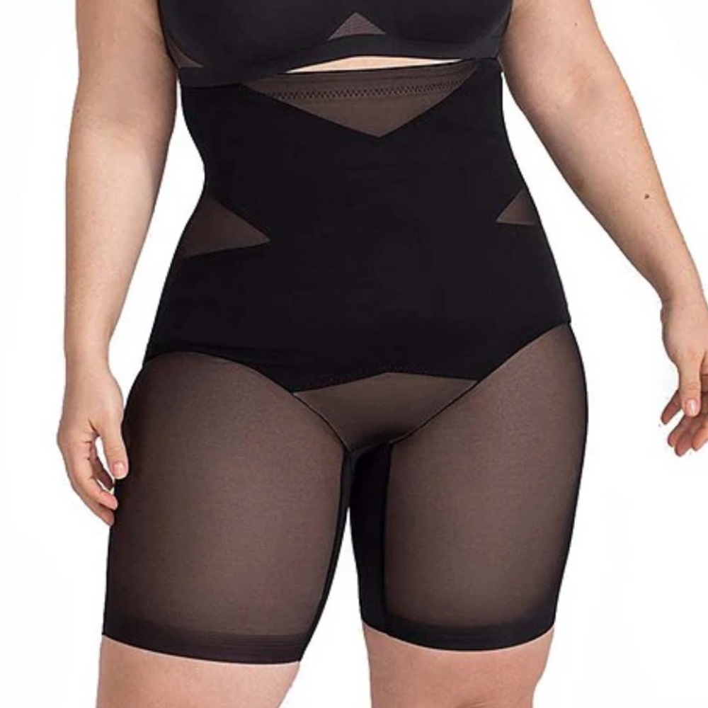 Honeylove Black SuperPower High Compression Breathable Sculpt Shorts Size 1X